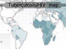 K-RITH Tuberculosis/HIV map